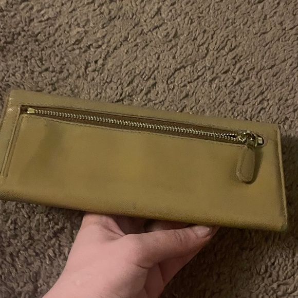 Authentic Prada Saffiano Beige Leather Long Wallet - Picture 5 of 8